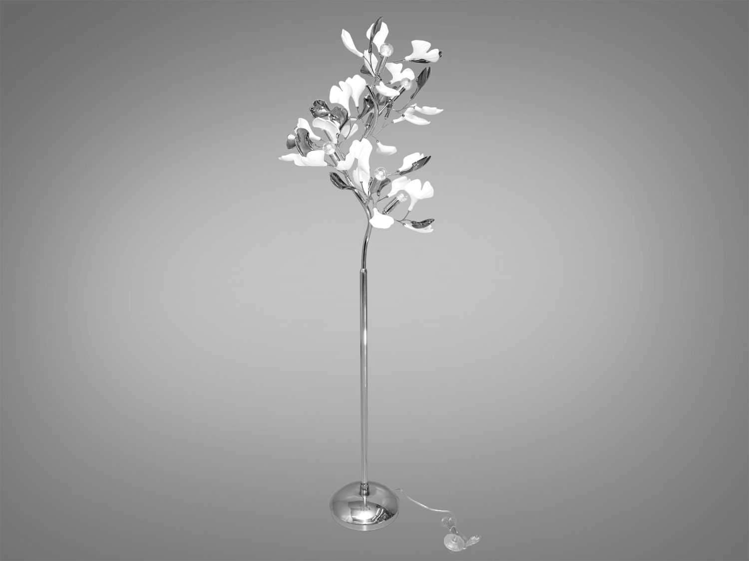 Торшер з керамічними елементами на 6 ламп E14, є витвором майстерності та дизайнерської думки, втіленим у світлі. Стильний і елегантний, він представляє новинки 2023 року і стане прекрасним доповненням до інтер'єру, де кожен елемент зіграний із смаком і вишуканістю.
Металевий каркас торшера забезпечує міцність та довговічність, а використання патрону E14 дає можливість легко адаптувати освітлення до будь-яких потреб простору. Ця гнучкість у виборі джерела світла робить торшер універсальним вибором для багатьох стилів інтер'єру.
Керамічні пелюстки у формі листя Гінкго Білоба додають цьому освітлювальному приладу неповторного характеру, а матові білі керамічні елементи акцентують на природній красі матеріалу. Вони створюють відчуття витонченості, ніби переносять вас у часи античних палаців із їхніми шедеврами і скульптурними прикрасами.
Золотисті або хромовані відтінки пелюсток вносять у дизайн сучасні нотки, створюючи розкішний контраст з м'яким теплим світлом, яке випромінюють лампи. Це створює затишок і комфорт, перетворюючи кожен куточок приміщення на оазу спокою і релаксації.
Торшер ідеально підійде для просторів, оформлених у класичному стилі, де його витончені форми гармонійно вплетуться у розкішний декор. Він також знайде своє місце в сучасних інтер'єрах, де мінімалізм поєднується з функціональністю, а кожен предмет декору виконує не тільки практичну, а й естетичну роль.
Цей торшер можна зібрати власноруч, що додає особливої цінності та індивідуальності до вибраного вами світла. Варто зазначити, що лампи в комплект не входять, тому ви маєте можливість обрати ті, що найкраще пасуватимуть до вашого внутрішнього дизайну та освітлювальних потреб.
Додавання цього торшера до інтер'єру стане не тільки практичним, але й символічним рішенням, яке виразить вашу унікальність і тонке відчуття краси. Він стане виразним акцентом у просторі, привносячи відчуття природної гармонії та додаватиме інтер'єру відчуття завершеності і благородства.
Чудовим дизайнерським рішенням, було б придбання всього комплекту із серії &laquo;Гінкго Білоба&raquo;. До нього входить: люстра круглої форми, люстра витягнутої форми, бра, торшер, настільний світильник.