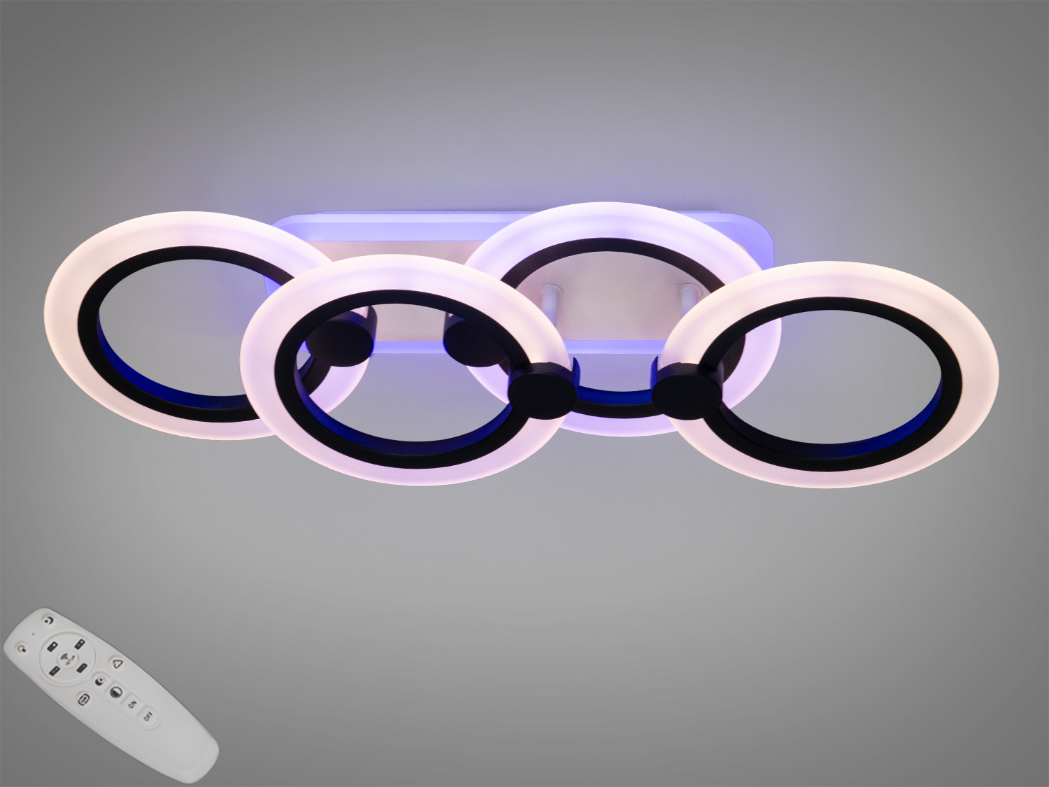 LED люстра у формі кілець з пультом, димером і LED підсвіткою, 50W. Вона гарантує тривале служіння, надає різноманітність освітлювальних рішень, і є відмінним доповненням до багатьох сучасних інтерєрів, де кожен елемент відіграє свою роль у створенні гармонійного та затишного домашнього оточення. LED люстра у формі кілець з пультом, димером і LED підсвіткою, 50W. Вона гарантує тривале служіння, надає різноманітність освітлювальних рішень, і є відмінним доповненням до багатьох сучасних інтерєрів, де кожен елемент відіграє свою роль у створенні гармонійного та затишного домашнього оточення.