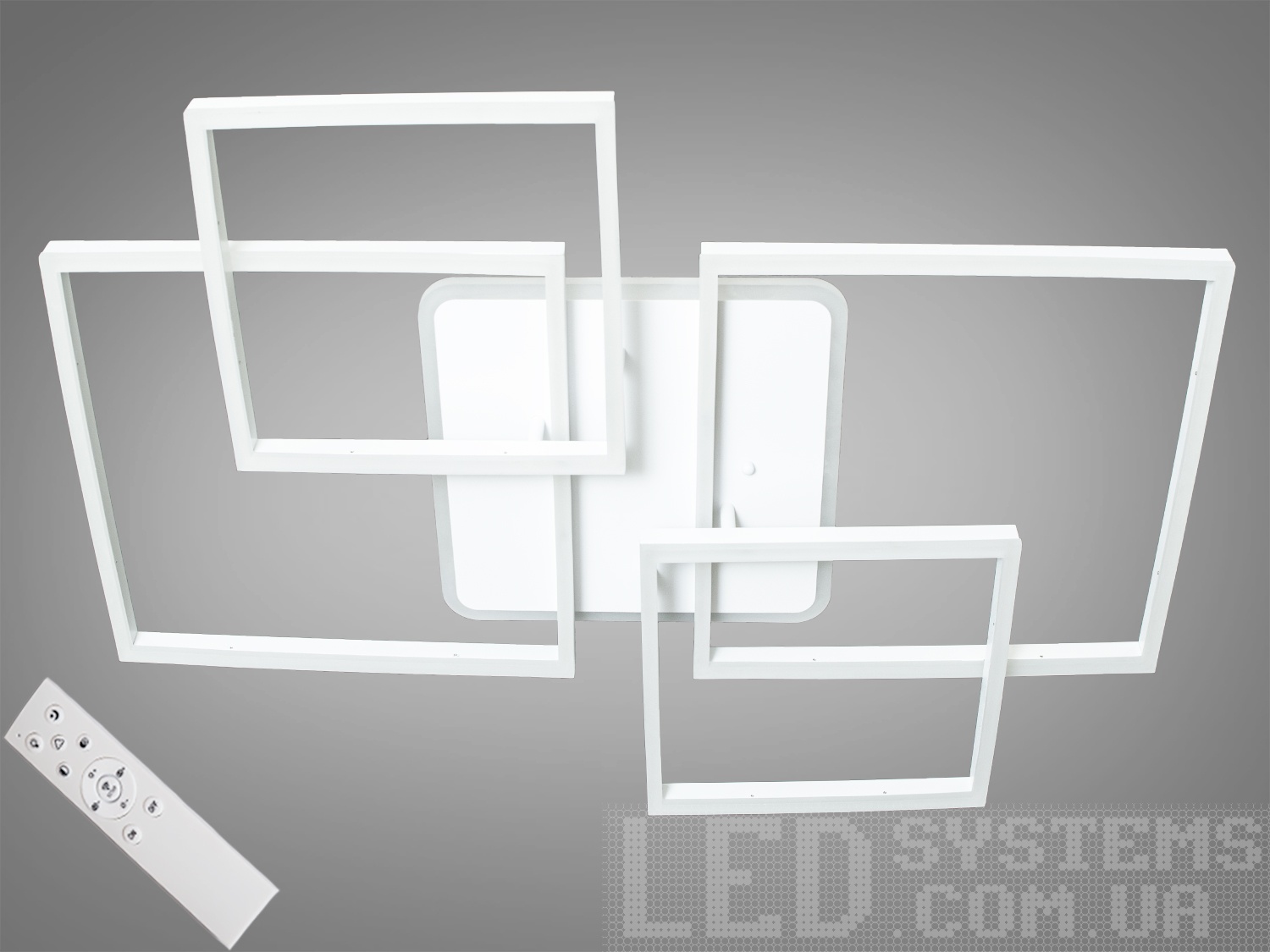 Світлодіодна люстра смарт світильник з пультом dimmer, 150W. Забудьте про вимикачі – світлодіодні люстри з дистанційним керуванням дозволяють керувати світлом із будь-якого місця у кімнаті.