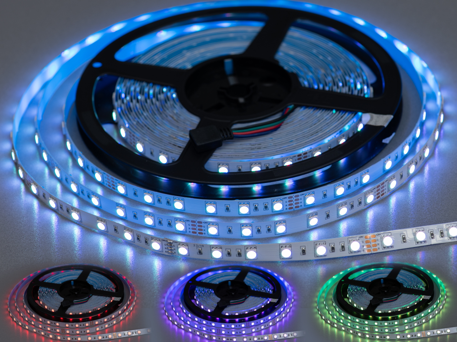 LED стрічка 24В, 60діодів на метр, 10мм, RGB. Придбайте світлодіодну стрічку RGB, яка втілює свободу вибору кольору, ритму і стилю у кожному метрі.