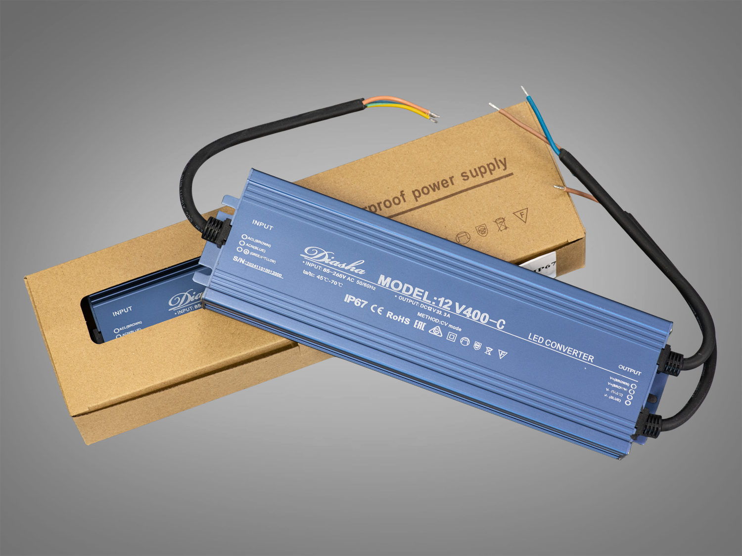 Блок живлення 12В, для підключення LED стрічки, 400Вт, 33.3А. Це професійне джерело стабільного струму для потужних LED систем, з ідеальним поєднанням безпеки, ефективності та довговічності. Блок живлення 12В, для підключення LED стрічки, 400Вт, 33.3А. Це професійне джерело стабільного струму для потужних LED систем, з ідеальним поєднанням безпеки, ефективності та довговічності.