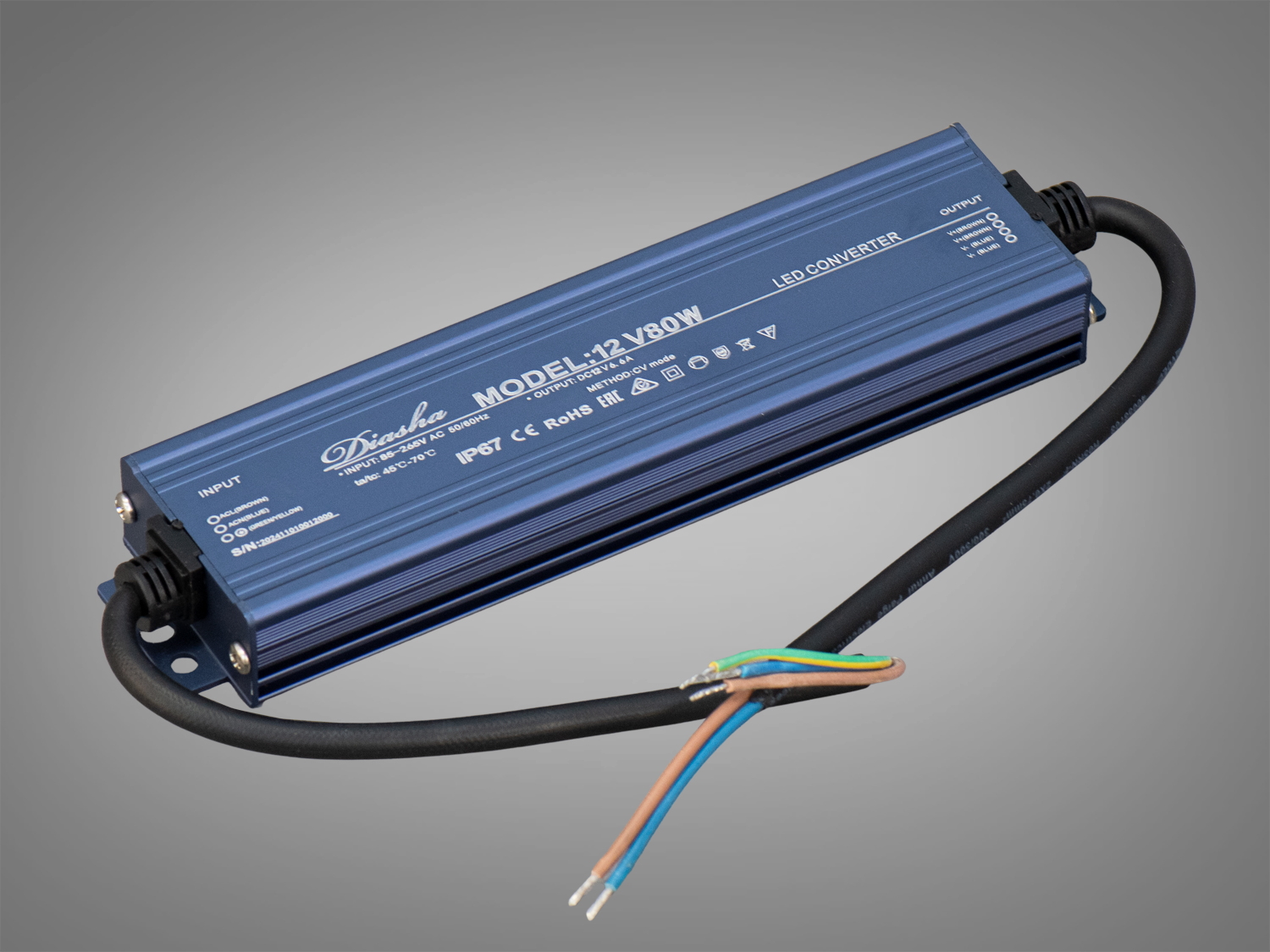 Блок живлення 12 В, для підключення LED стрічки, 80Вт, 6.67А. Компактність, безшумна робота, універсальність та повний захист роблять адаптер ідеальним рішенням. Блок живлення 12 В, для підключення LED стрічки, 80Вт, 6.67А. Компактність, безшумна робота, універсальність та повний захист роблять адаптер ідеальним рішенням.