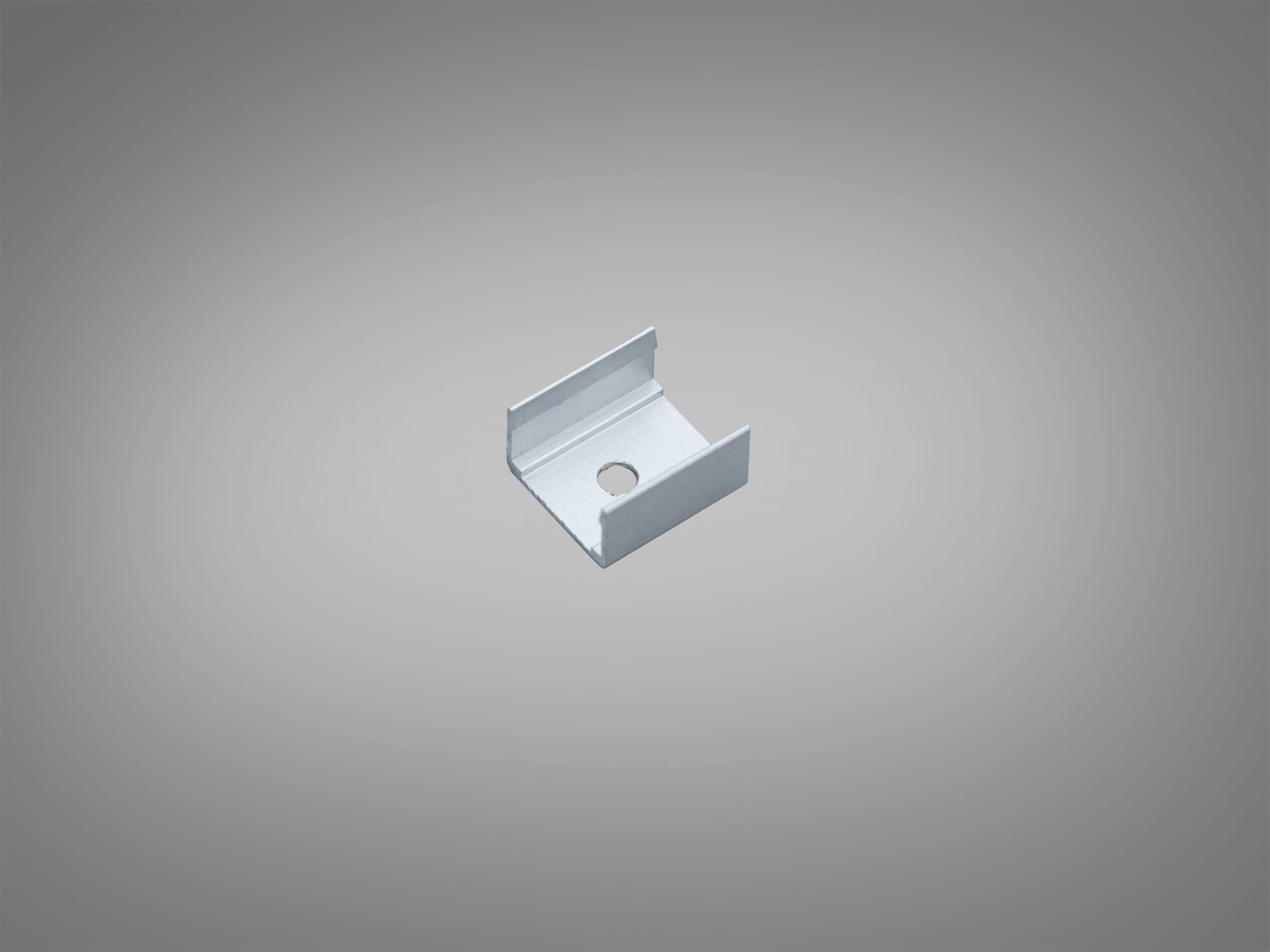 Алюмінієва кліпса для силіконового гнучкого профілю 1510. Швидкий монтаж, щільна фіксація і охайна світлова лінія на меблях, у нішах та стелях.