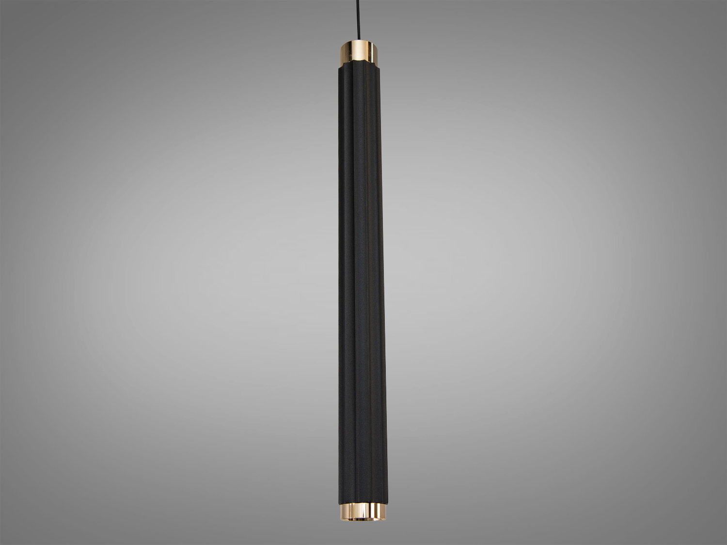 Одинарний LED підвіс Diasha 6Вт у чорному кольорі зі спрямованим світлом і регульованою висотою. Підходить для кухні, барної стійки, вітальні та робочих зон.